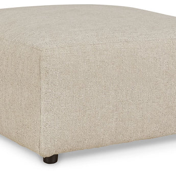 Edenfield - Oversized Accent Ottoman - Linen
