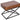 Bruno - Leather Rectangle Stool - Rustic Brown