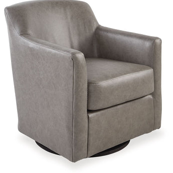 Bradney - Swivel Accent Chair - Fossil