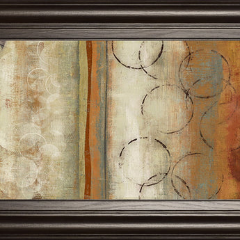 Juncture I By Tom Reeves - Framed Print Wall Art - Light Brown