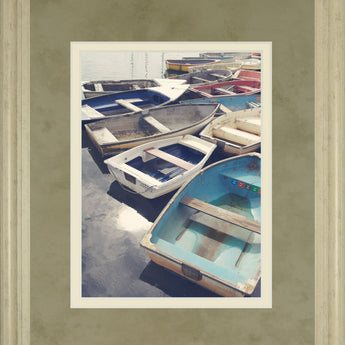 Eastern Coastal By Sarah Gardner - Framed Print Wall Art - Beige