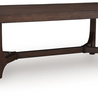 Korestone - Rectangular Cocktail Table - Dark Brown