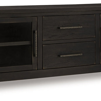 Galliden - Extra Large TV Stand - Black