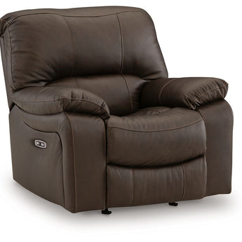 Leesworth - Power Rocker Recliner - Dark Brown