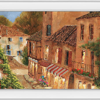 My Balcony By Archambault G - Mirrored Frame Wall Art - Light Brown