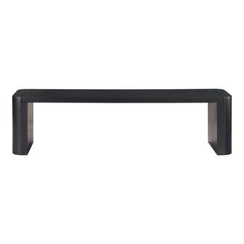 Post - Small Dining Bench - Black Oak
