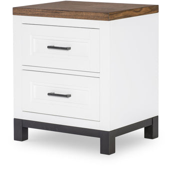 Dutton - Two Drawer Nightstand - Natural White