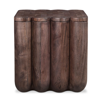 Punyo Punyo - Mesa decorativa - Marrón oscuro