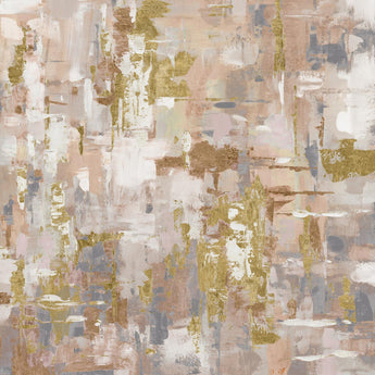 Halcyon Abstract By Lorenzo Collective (Framed Small) - Beige