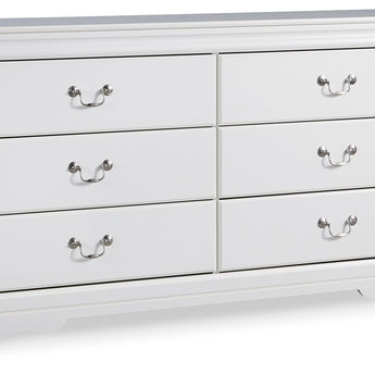 Anarasia - Six Drawer Dresser - White