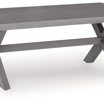 Half Moon Beach - Mesa de cóctel rectangular - Gris