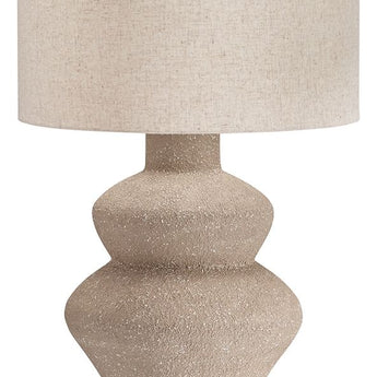 Jossleigh - Lámpara de mesa de metal - Beige