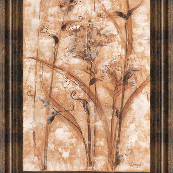 Fresco Il By Loretta Linza - Framed Print Wall Art - Beige