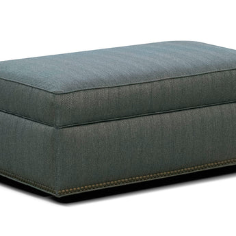 June - Storage Ottoman With Nails