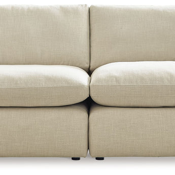 Elyza - Loveseat 2 Pc Sectional - Linen