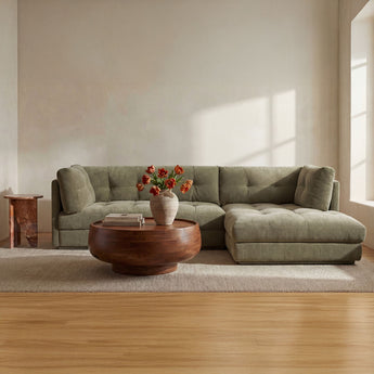 Mischa - Right Sectional - Sage Green