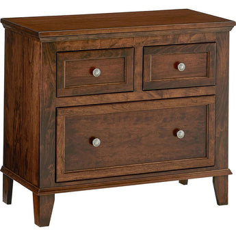 Belmont 3 Drawer Wide Nightstand