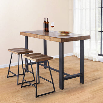 Landon - 3 Piece Counter Height Dining Set - Light Brown