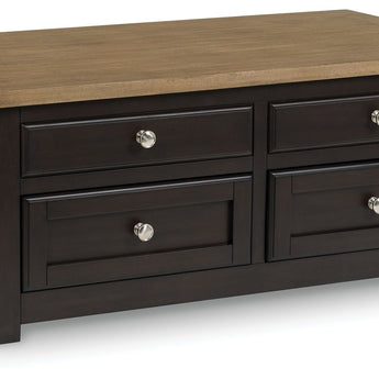 Drazmine - Lift Top Cocktail Table - Brown