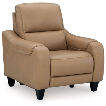 Mosswell - Power Recliner With Adj Headrest - Toffee