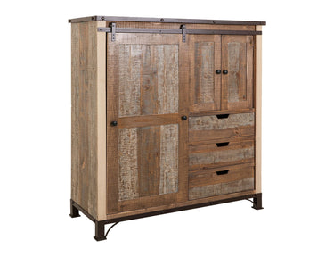 Antique Сhest With 3 Drawers Multicolor - alternate view