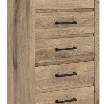 Brozmont - Five Drawer Chest - Tan