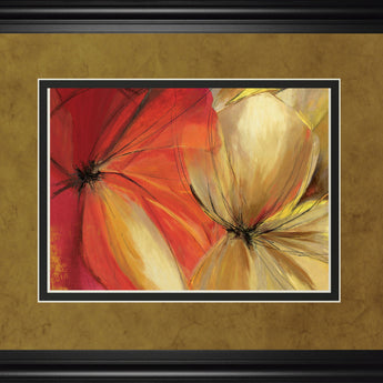 Sharing The Spotlight By Alison Pearce - Framed Print Wall Art - Red