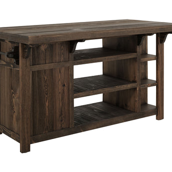 Dutton - Kitchen Island - Rookwood Brown