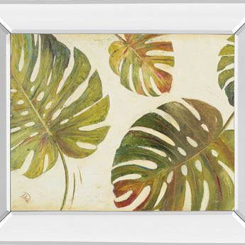 Organic I By Patricia Pinto - Mirror Framed Print Wall Art - Green