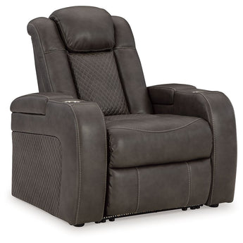 Fyne-Dyme - Power Recliner/Adj Headrest - Shadow
