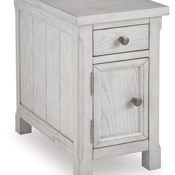Robbinsdale - Chair Side End Table - Antique White