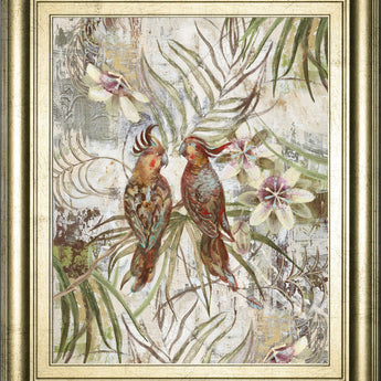 Eye To Eye By Sofi Taylor - Framed Print Wall Art - Green