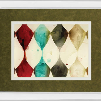 Spotted Heralds By Jessica Jenney - Mirror Framed Print Wall Art - Beige