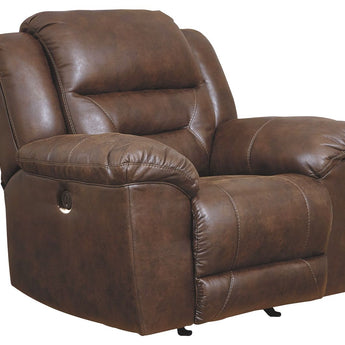 Stoneland - Power Rocker Recliner - Chocolate