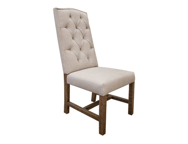 Aruba Upholstered Chair (Set of 2) Brown / Ivory - Chair Sets at Quality Home Furniture Mesquite