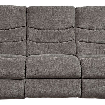 Tulen - Reclining Sofa - Gray