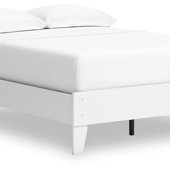 Hallityn - Full Platform Bed - White