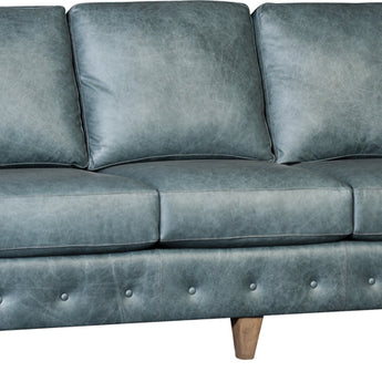 Mayo 4040 Series Traditional Sofa with Classic Rolled Arms - Leather