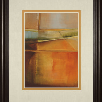Head Over Heels By Helen Shulman - Framed Print Wall Art - Orange