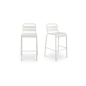 Kade - Outdoor Bar Stool (Set of 2) - White