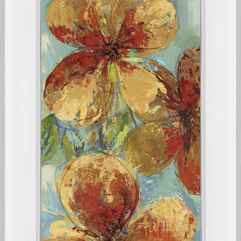 Bliss I By Asia Jensen - Mirror Framed Print Wall Art - Yellow