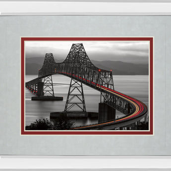 Boomerang By Aaron Reed - Mirror Framed Print Wall Art - Dark Gray