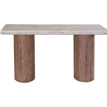 Sahara - Sofa Table - Light Cream / Brown Caramel