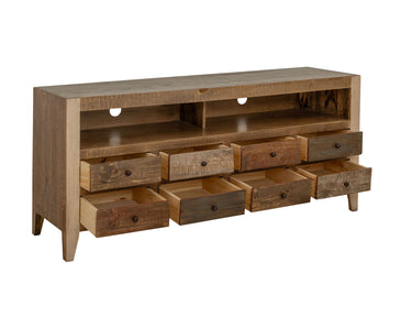 Antique TV Stand / Wall Unit Multicolor - detail