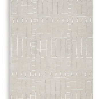 Wolbert - 5' x 7' Rug - Tan / Ivory
