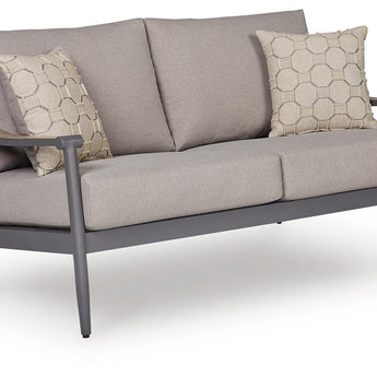 Ocean Beach - Loveseat con cojín - Gris