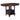 Lavon - Oval Counter Height Table - Light Chestnut And Espresso