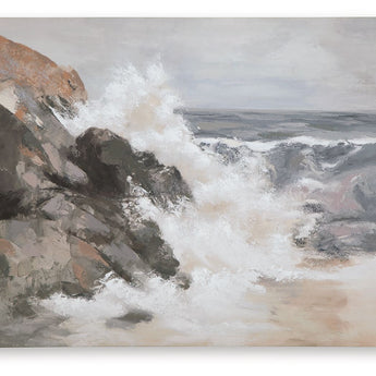 Worthner - Arte de pared - Bronceado / Gris / Blanco