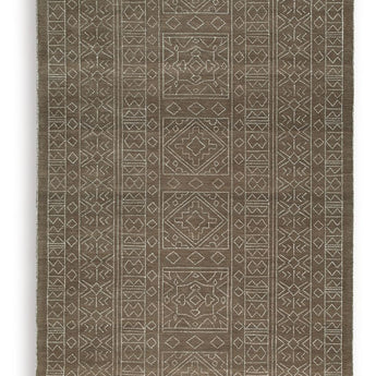 Merrittman - 8' x 10' Rug - Brown / Ivory
