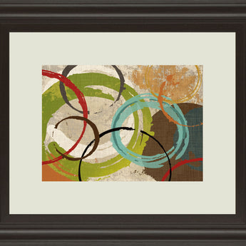 Away We Go I By Katrina Craven - Framed Print Wall Art - Beige